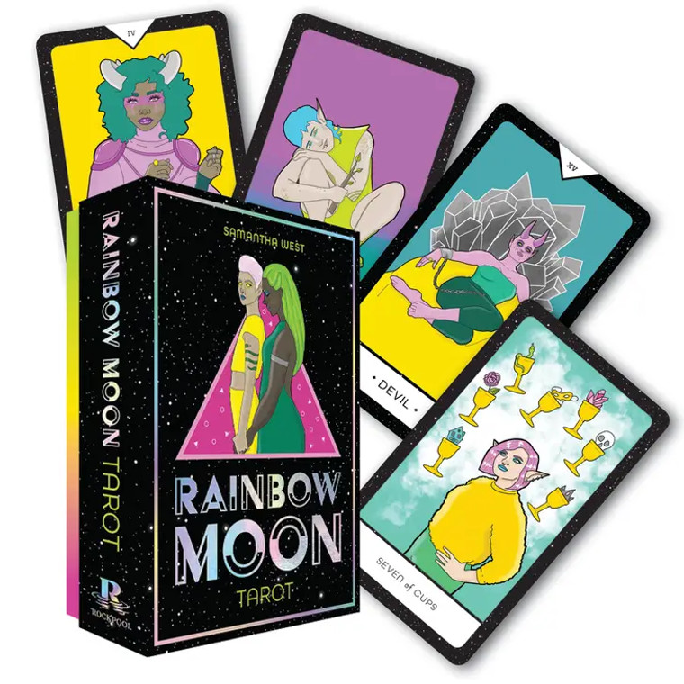 Rainbow Moon Tarot-78 Cards and Guidebook