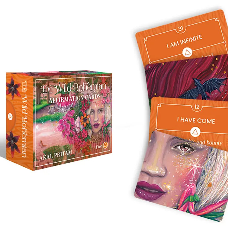 Wild Bohemian (40 Full-Color Affirmation Cards)