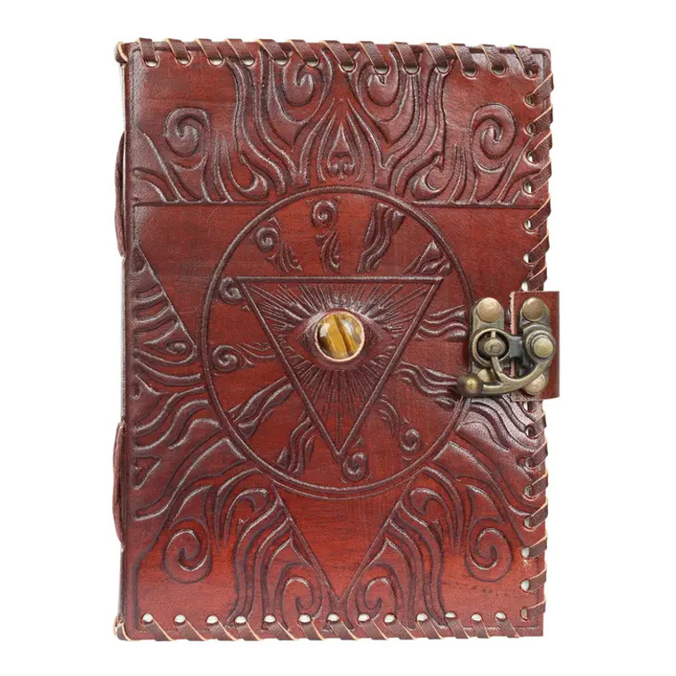 Evil Eye Leather Journal