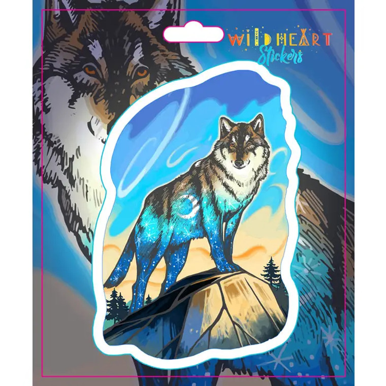 Lone Wolf Window Sticker