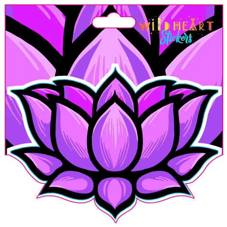 Lotus Window Sticker