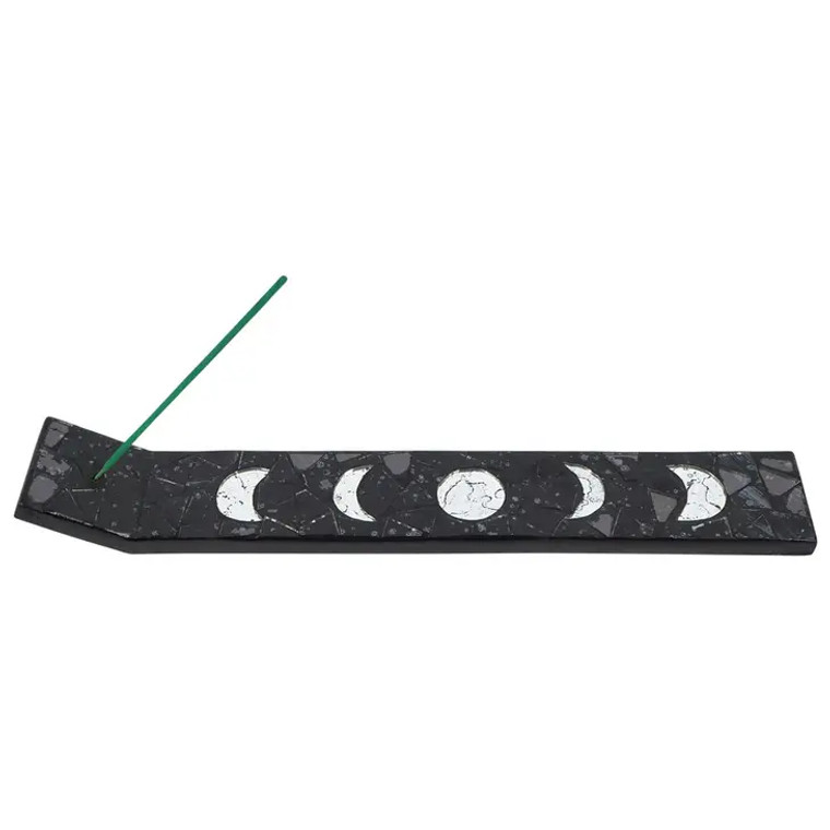 Rectangular Mosaic Moon Phase Incense Holder