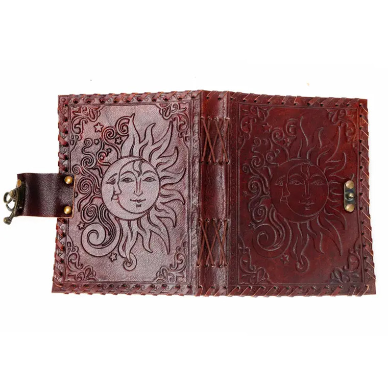 Sun / Moon Leather Journal