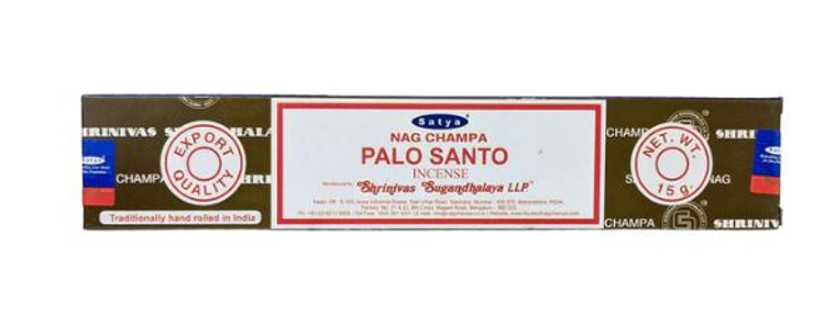 Satya 15 Gram Box Incense - Nag Champa Palo Santo