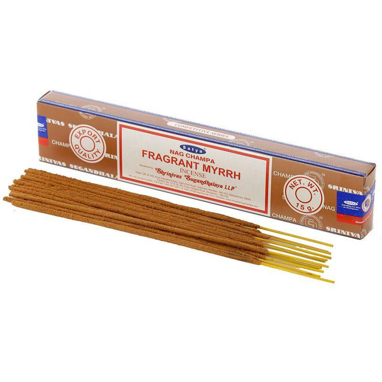 Satya 15 Gram Box Incense - Fragrant Myrrh