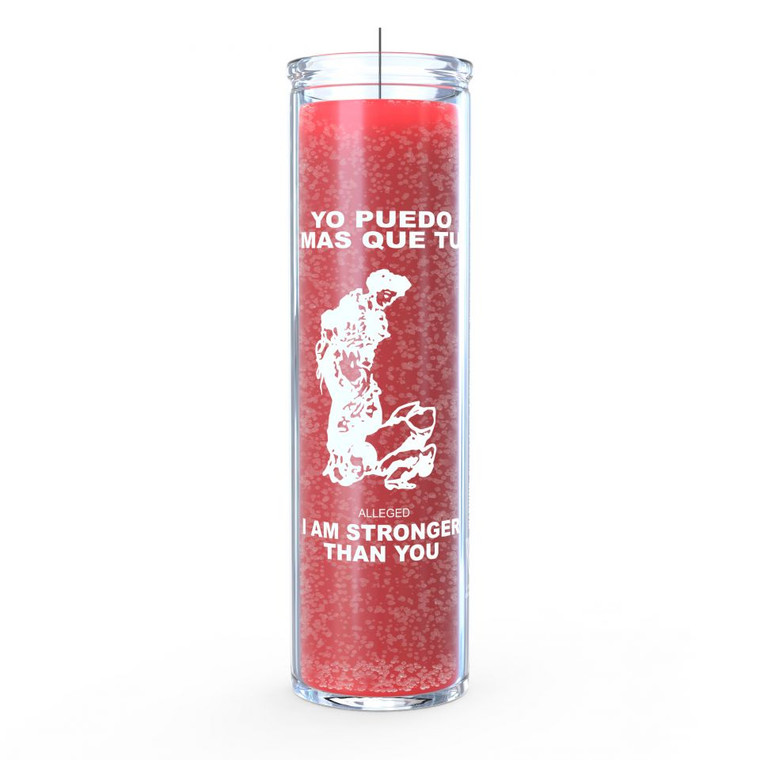 Prayer Candle 7 Day-Other / I Am Stronger Than You - Red