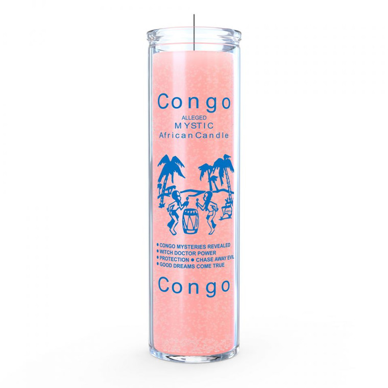 Prayer Candle 7 Day-Other / Congo - Pink