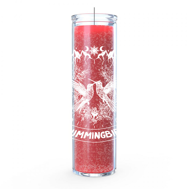 Prayer Candle 16 oz- Hummingbird / Chuparrosa