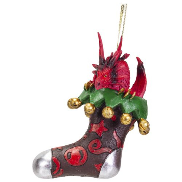 DRAGON STOCKING ORNAMENT