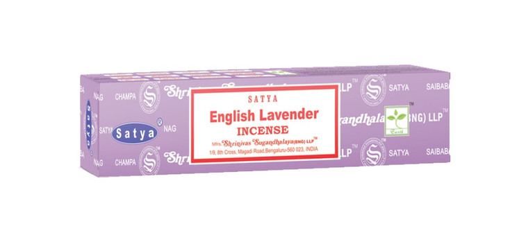 Satya 15 Gram Box Incense - English Lavender