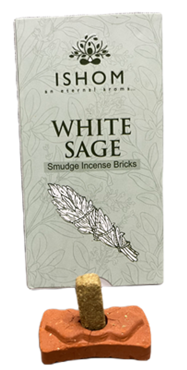 ISHOM - White Sage Smudge Incense Bricks