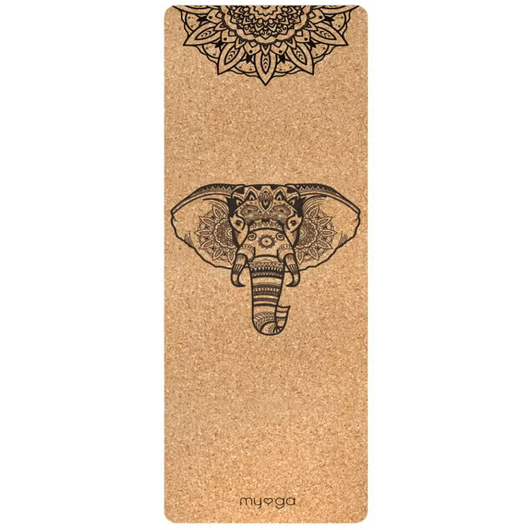 XL Cork Elephant Yoga Mat myga