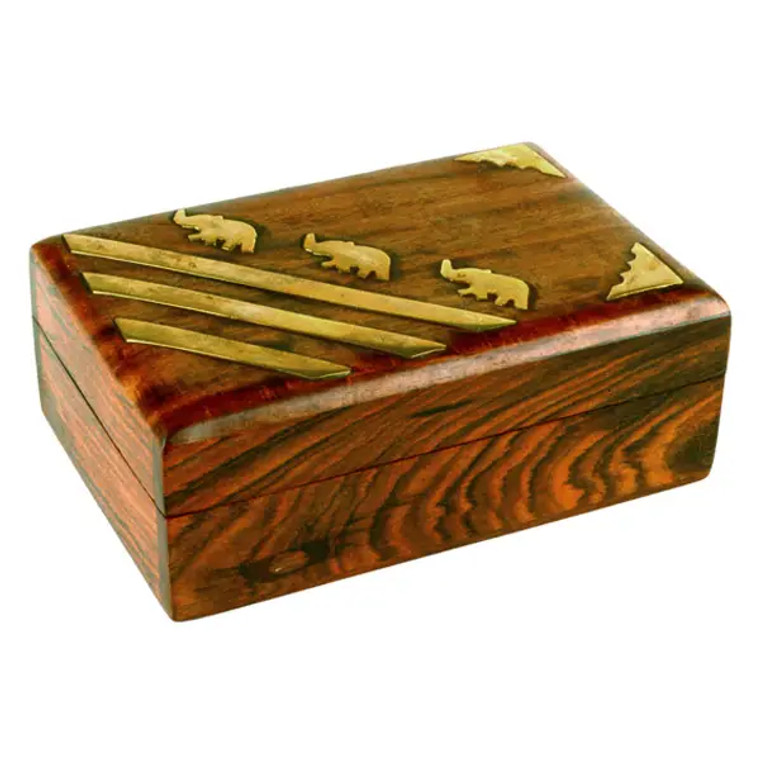 Box with Brass Inlay