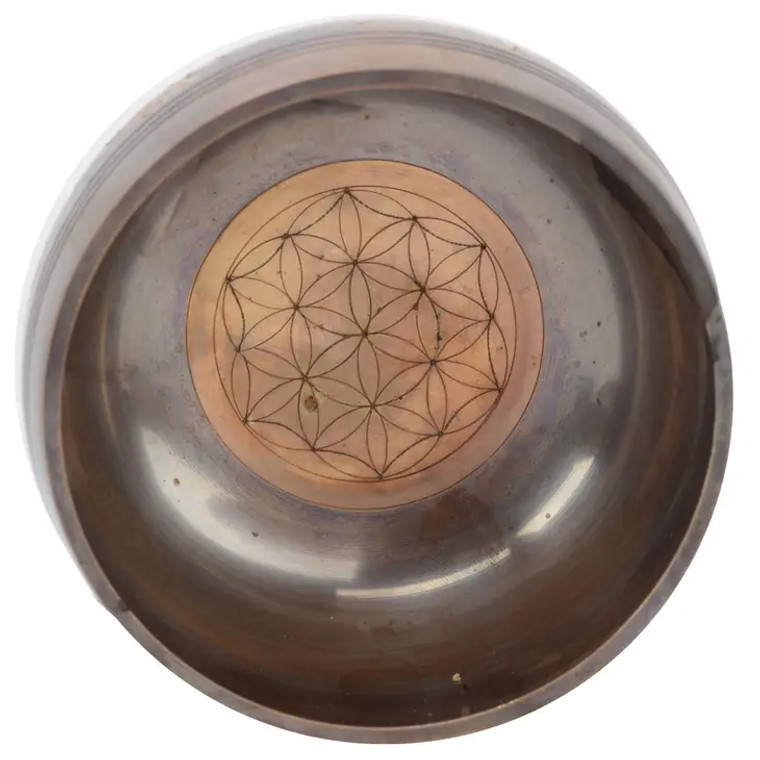 Flower of Life with Case Singing Bowl