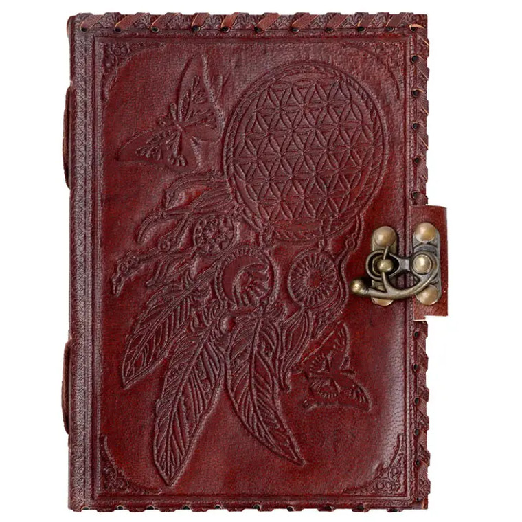 Dreamcatcher Leather Journal