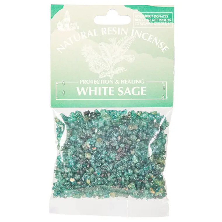 WOLF SPIRIT- White Sage Resin Incense