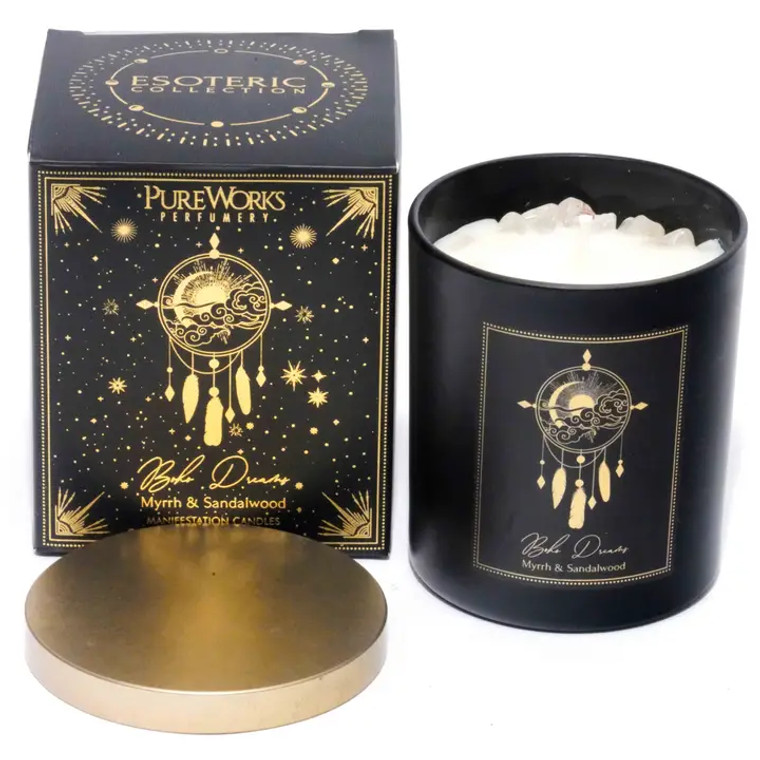 Esoteric Gem Candle - Boho Dreams