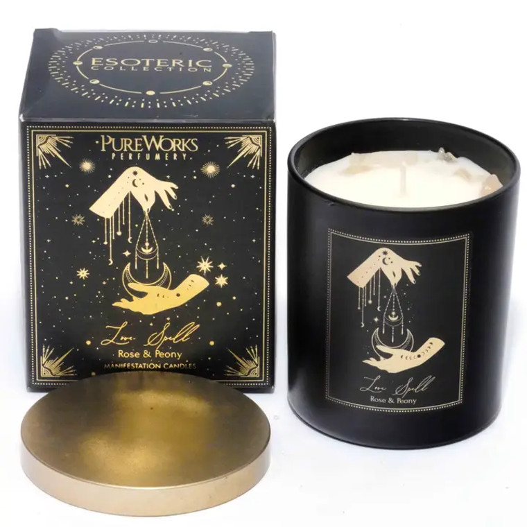 Esoteric Gem Candle - Love Spell