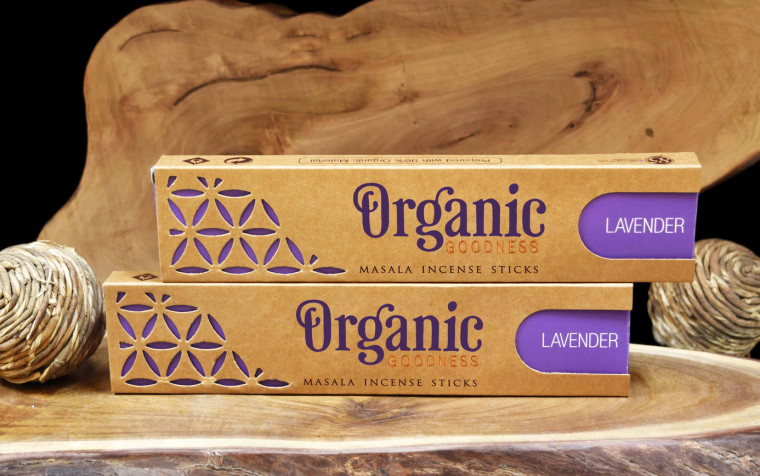 Organic Goodness Incense Sticks- Lavender