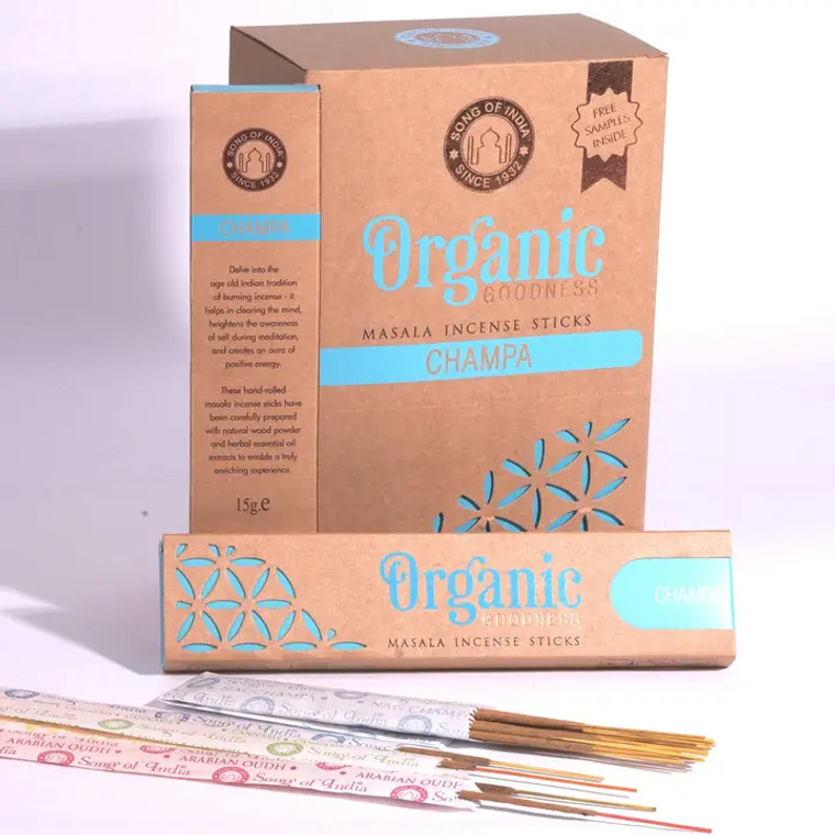 Organic Goodness Incense Sticks- Champa