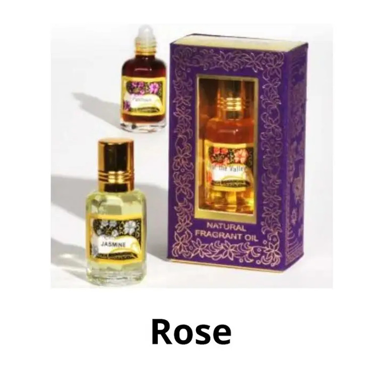 Song of India Roll On Perfume Oil- Rose