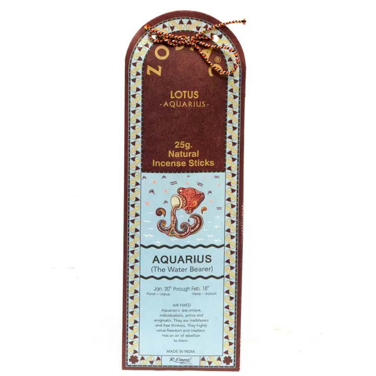 Zodiac Incense 25g- Aquarius