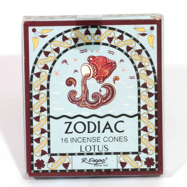 Zodiac Incense Cones 16cone - Aquarius