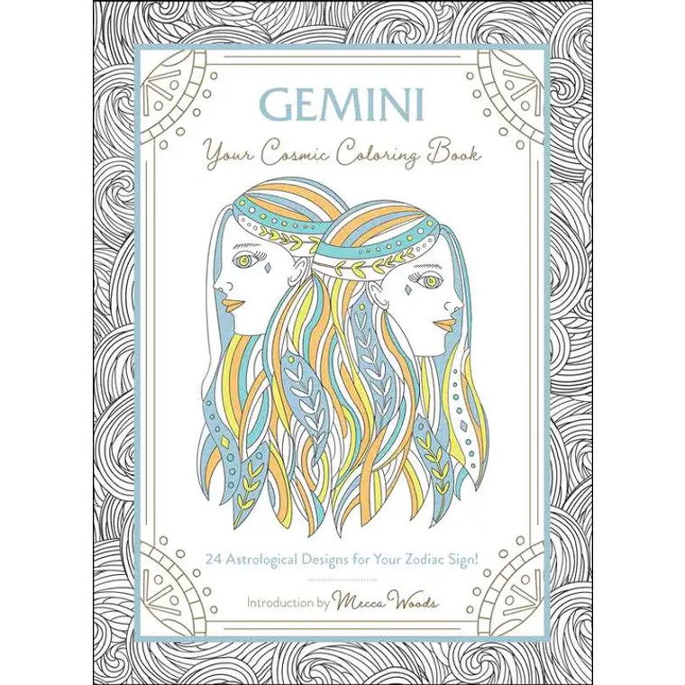 Gemini: Your Cosmic Coloring Book