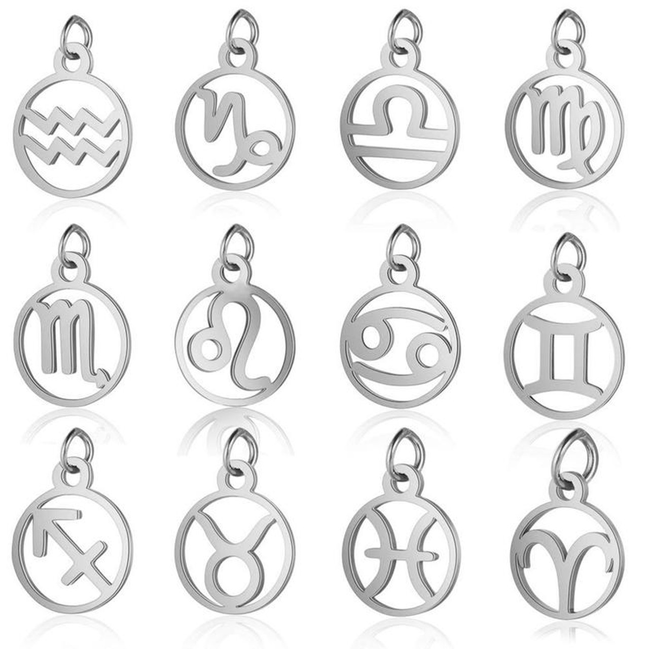 100pcs/packet Wholesale Stainless Steel Charms For Jewelry Making DZ41-60