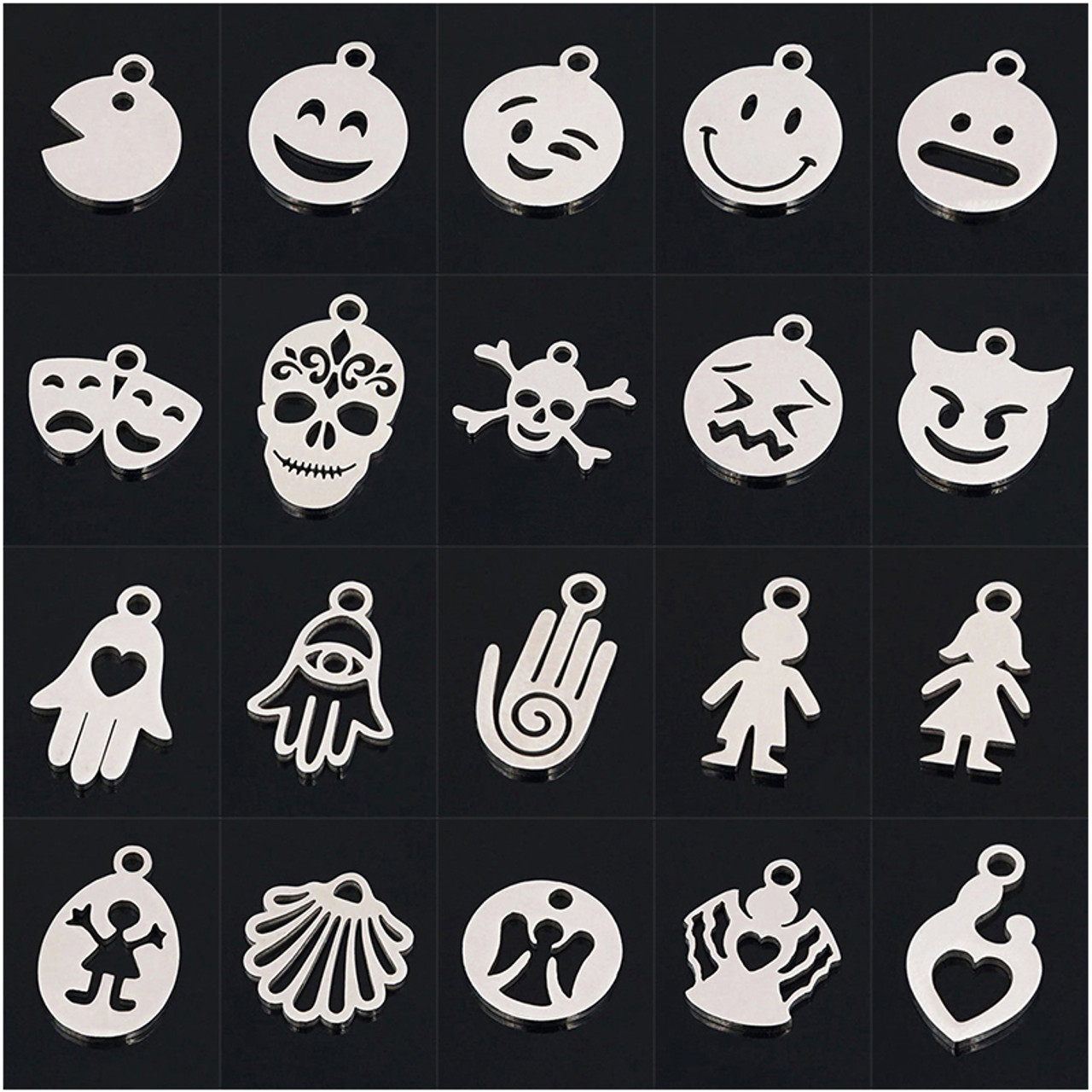 Stainless Steel Charms Jewelry Making