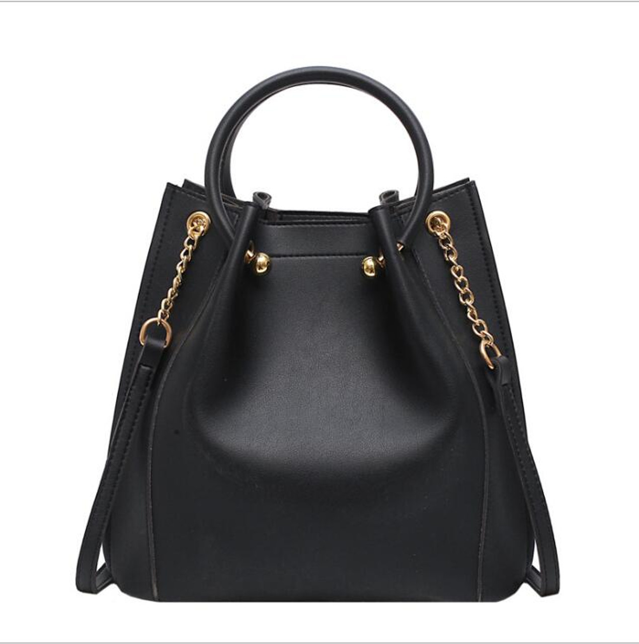 New Arrival PU Leather Handbags Casual Women Shoulder Bag Designers Ladies  Hand Bags Simple Style