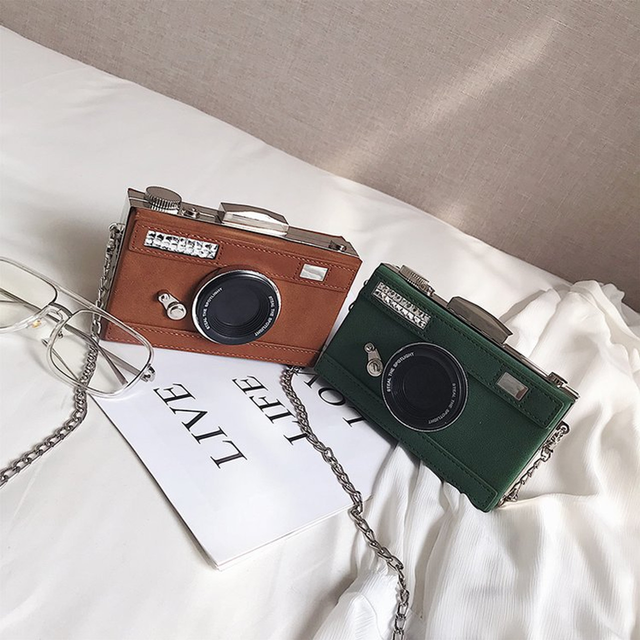 Vintage Camera Shaped Designer Mini Shoulder Purse With Wide Straps And  Luxury PU Leather Crossbody For Women From Gavingg, $15.66 | DHgate.Com