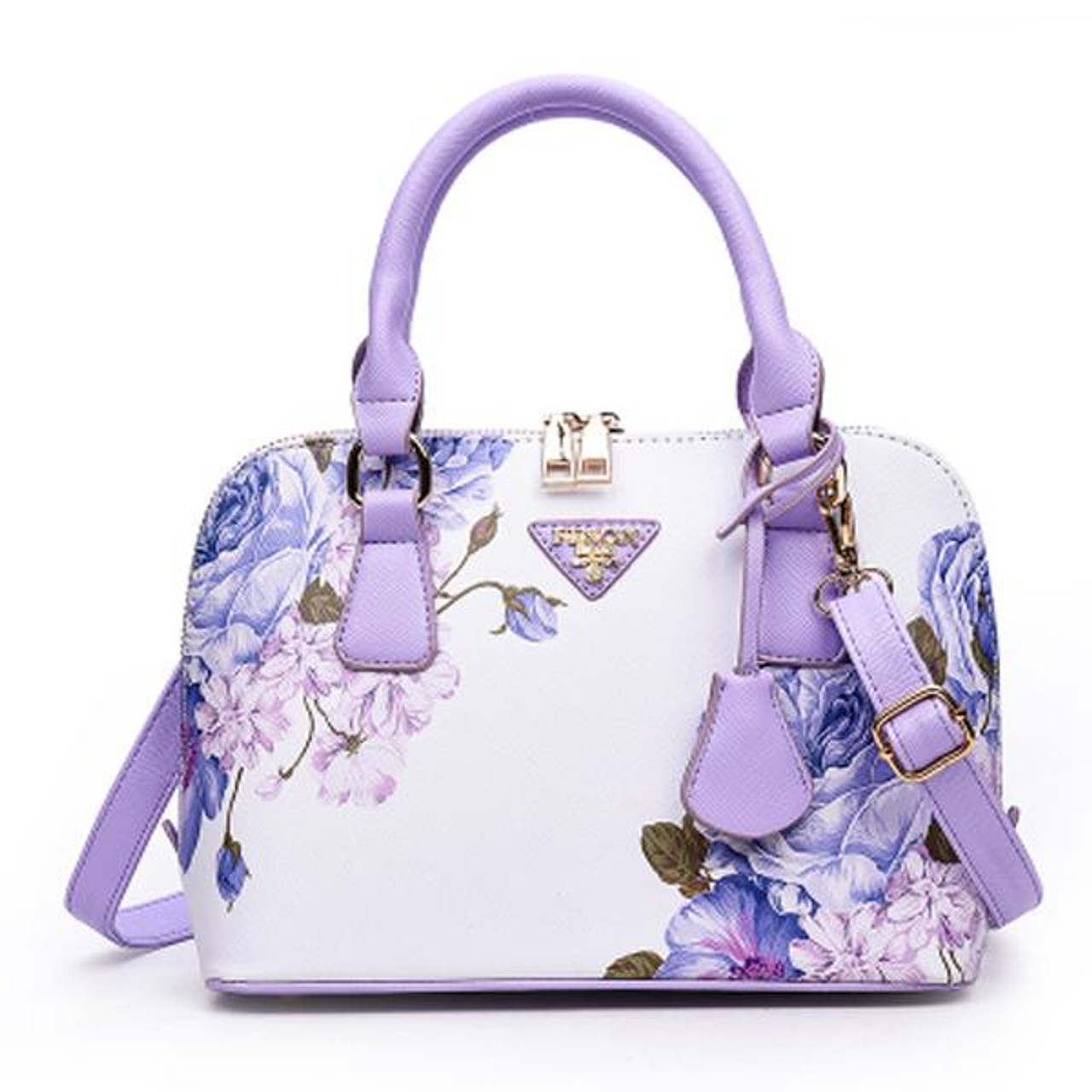 Printing Floral Fashion Women Bag Shell Leather Bags LIU163