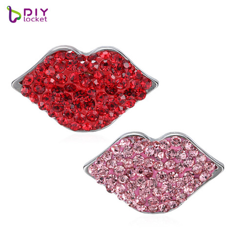 Lip Snap Buttons 18mm Full Rhinestones, Fit Snap Button Bracelet ...