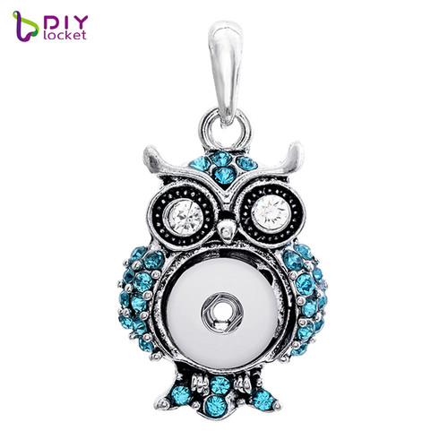 Cute Owl 12mm Snap Jewelry Wholesale 