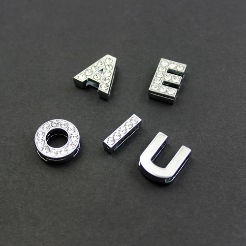 10pcs 10mm Letter Charms Bulk Enamel Charms For Jewelry