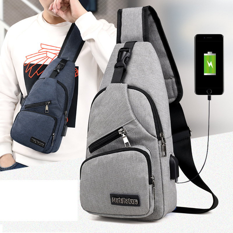 Male Military Shoulder Bags Travel Crossbody Bags Men Chest Bag