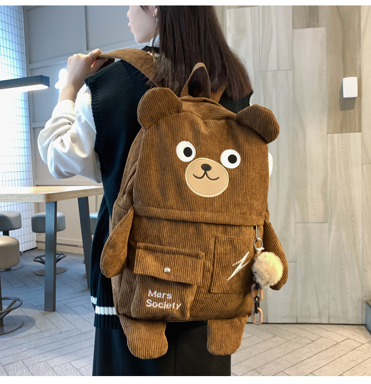 Waist Bag Fanny Pack Teddy Bear, 3D Cartoon Animal Kawaii Cute