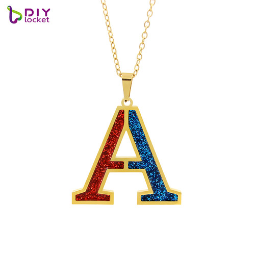 Alphabet Letters Necklace Colorful Alphabet Letters 