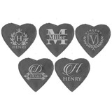 Personalized Engraved Slate Drink Coasters - Set of 4