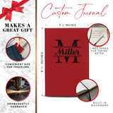 Personalized Engraved Journal Notebook