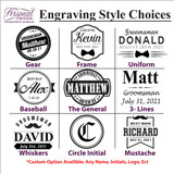 Groomsmen Groom Best Man Mason Jars