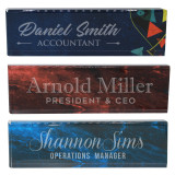 Personalized Custom Engraved Desk Wedge Name Plate