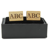 Custom Engraved Wood Cuff Links
