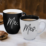 Mr. and Mrs. Coffee Latte Mugs