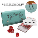 Personalized Dice and Card Game Set