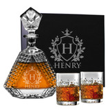 Personalized Triangle Whiskey Decanter 