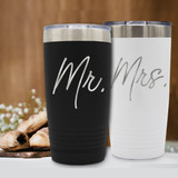 Mr and Mrs Insulated Tumbler Set