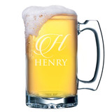 Personalized Beer Mug - Customizable with Any Name and Initial