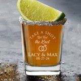 Personalized Take a Shot We Tied the Knot Shot Glasses